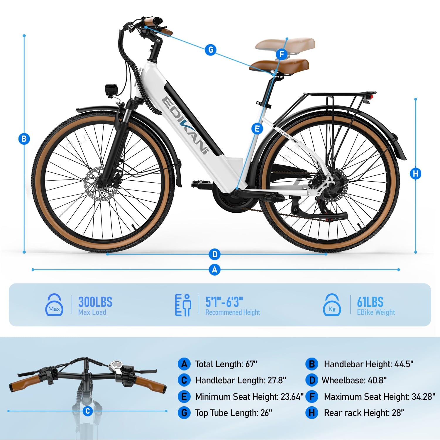 EDIKANI ED-M02 Mountain Electric Bike-12