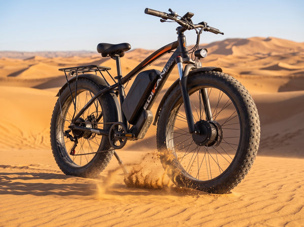 Riding a Fat Tire E-Bike on Sand, Snow, and Mud: Techniques That Actually Work
