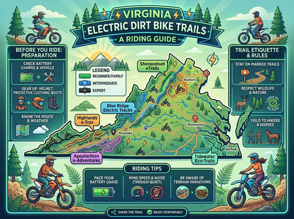 Virginia Off-Road Electric Dirt Bike Trails: Ride Guide