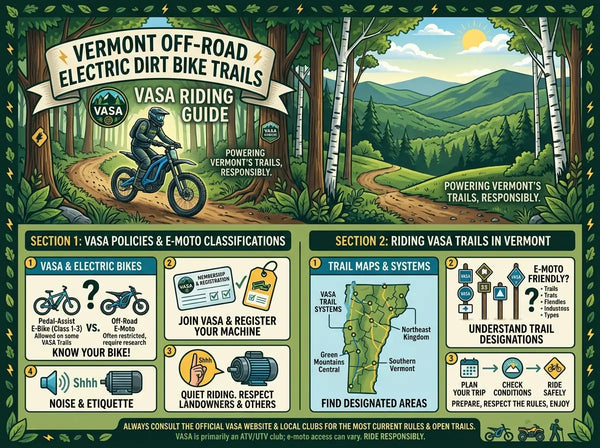 Vermont Off-Road Electric Dirt Bike Trails: VASA Riding Guide