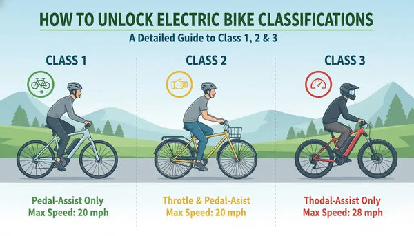 How To Unlock Electric Bike Classifications: A Detailed Guide to Class 1, 2 & 3