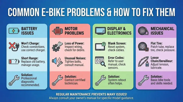 Common E Bike Problems and How to Fix Them