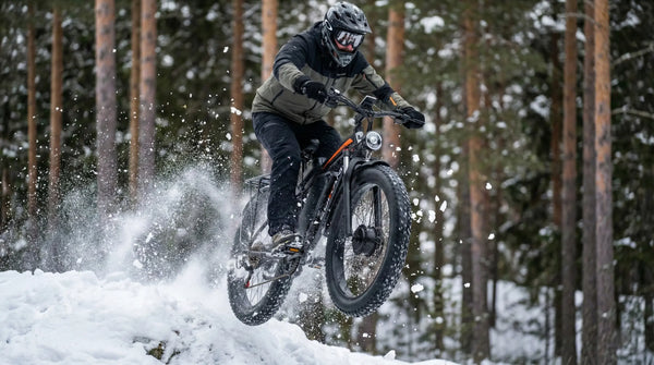 Dual Motor Fat Tire E-Bike Meets Off-Road Electric Bike For Trails