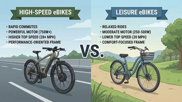 High-Speed Electric Bike Vs Leisure Electric Bike Showdown