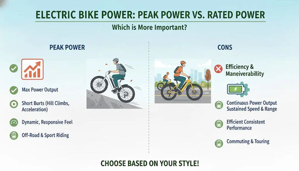 For Electric Bike, Which is More Important--Peak Power vs Rated Power?