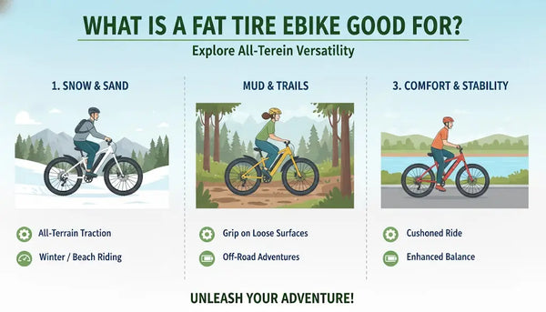 What Is a Fat Tire Ebike Good For?