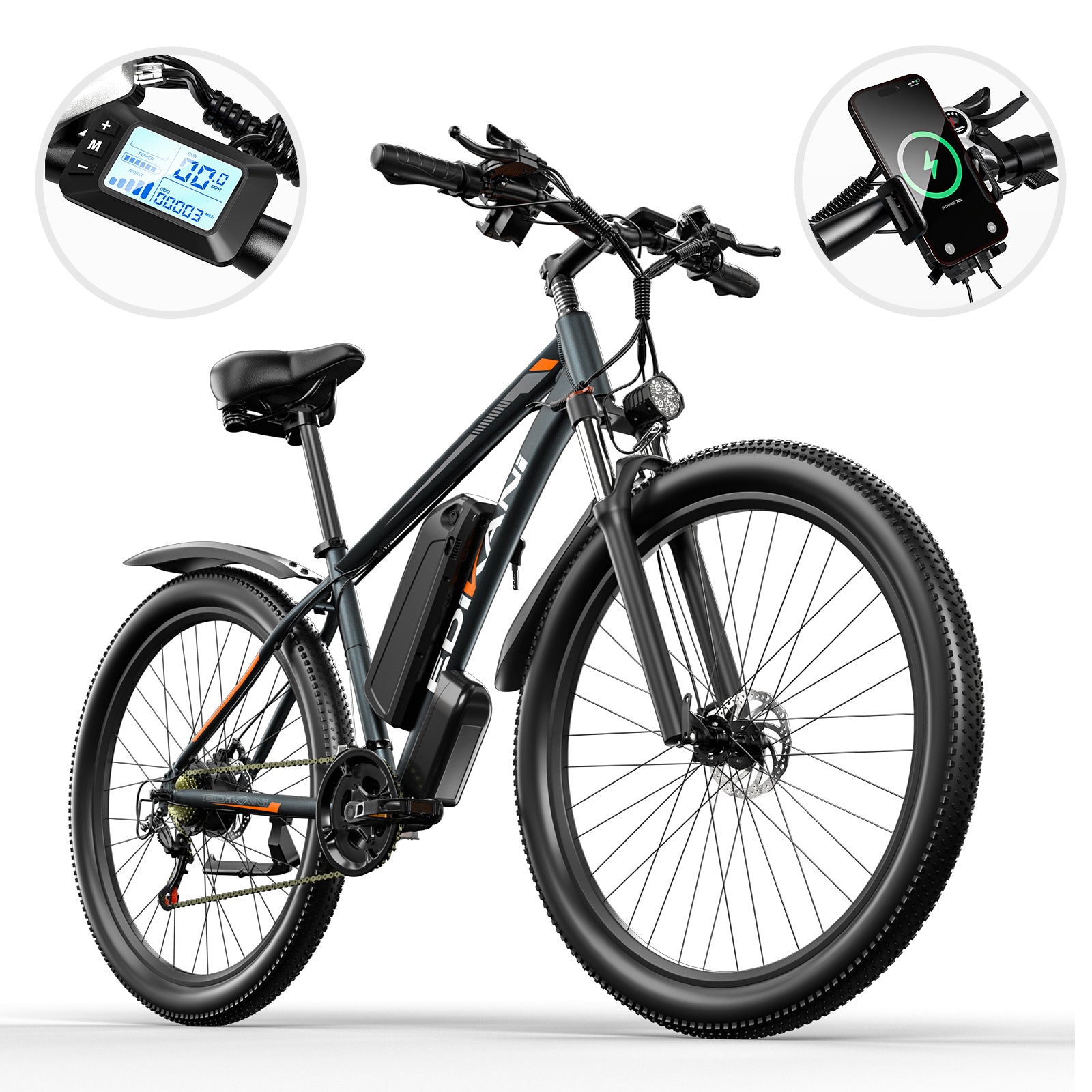 EDIKANI ED-MA01 1500W Peak Motor Mountain Electric Bike