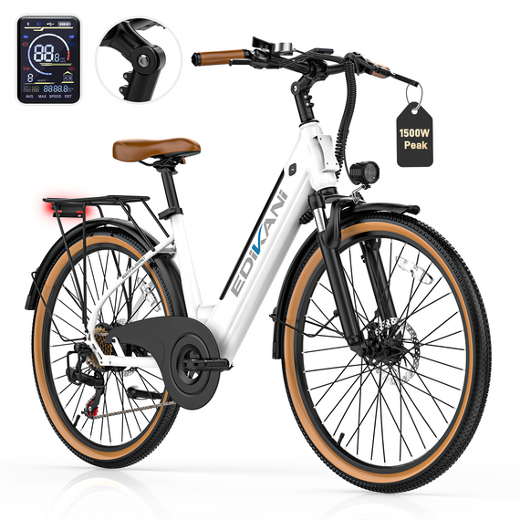EDIKANI ED-M02 1500W Peak Moter Mountain Electric Bike