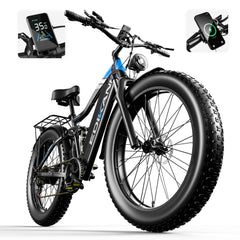 EDIKANI ED-SF01 2000W Peak Motor Fat Tire Electric Bike