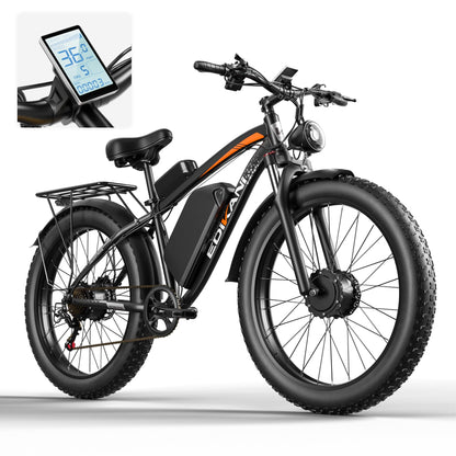 EDIKANI 3000W Dual Motor Fat Tire Electric Bike