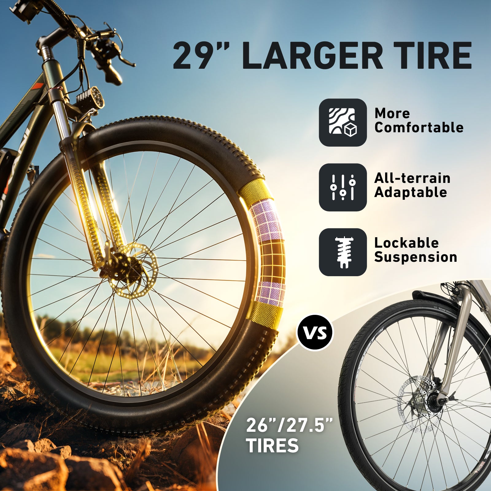 EDIKANI ED-MA01 1500W Peak Motor Mountain Electric Bike