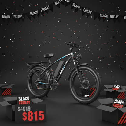EDIKANI ED-S01 1500W Peak Motor Fat Tire Electric Bike
