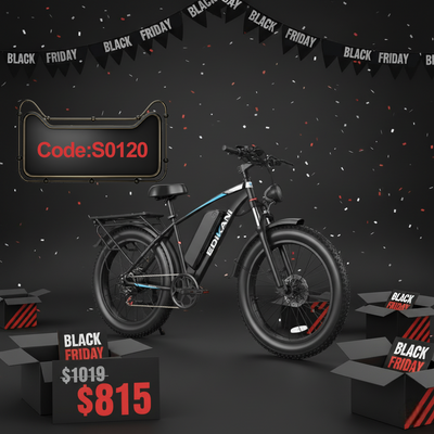 EDIKANI ED-S01 1500W Peak Motor Fat Tire Electric Bike