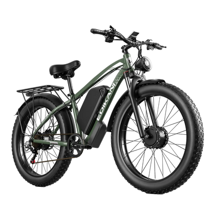 EDIKANI ED-SN01 5000W Peak Dual Motor Fat Tire Electric Bike