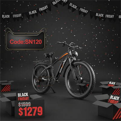 EDIKANI ED-SN01 5000W Peak Dual Motor Fat Tire Electric Bike