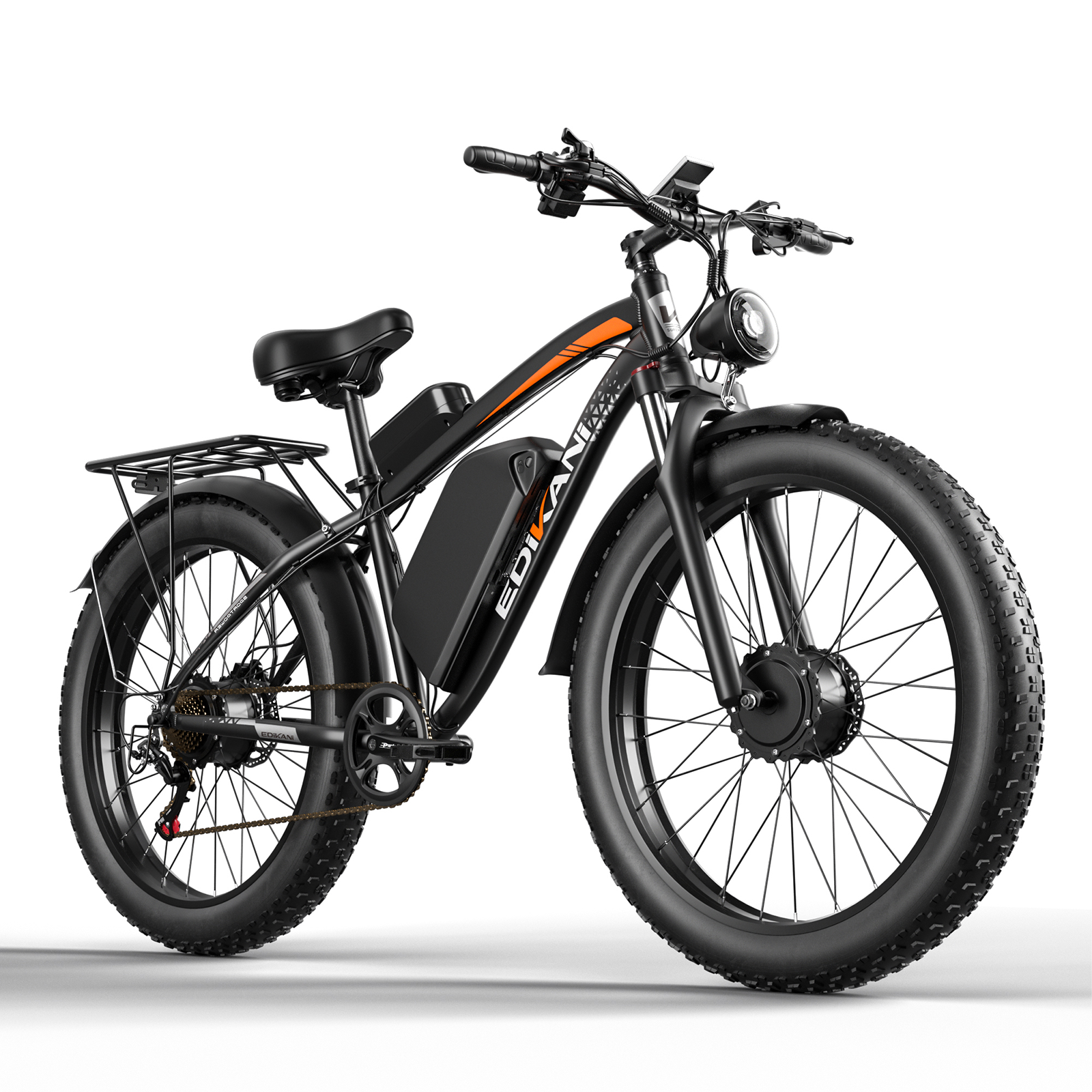 EDIKANI ED-SN01 3000W Peak Dual Motor Fat Tire Electric Bike