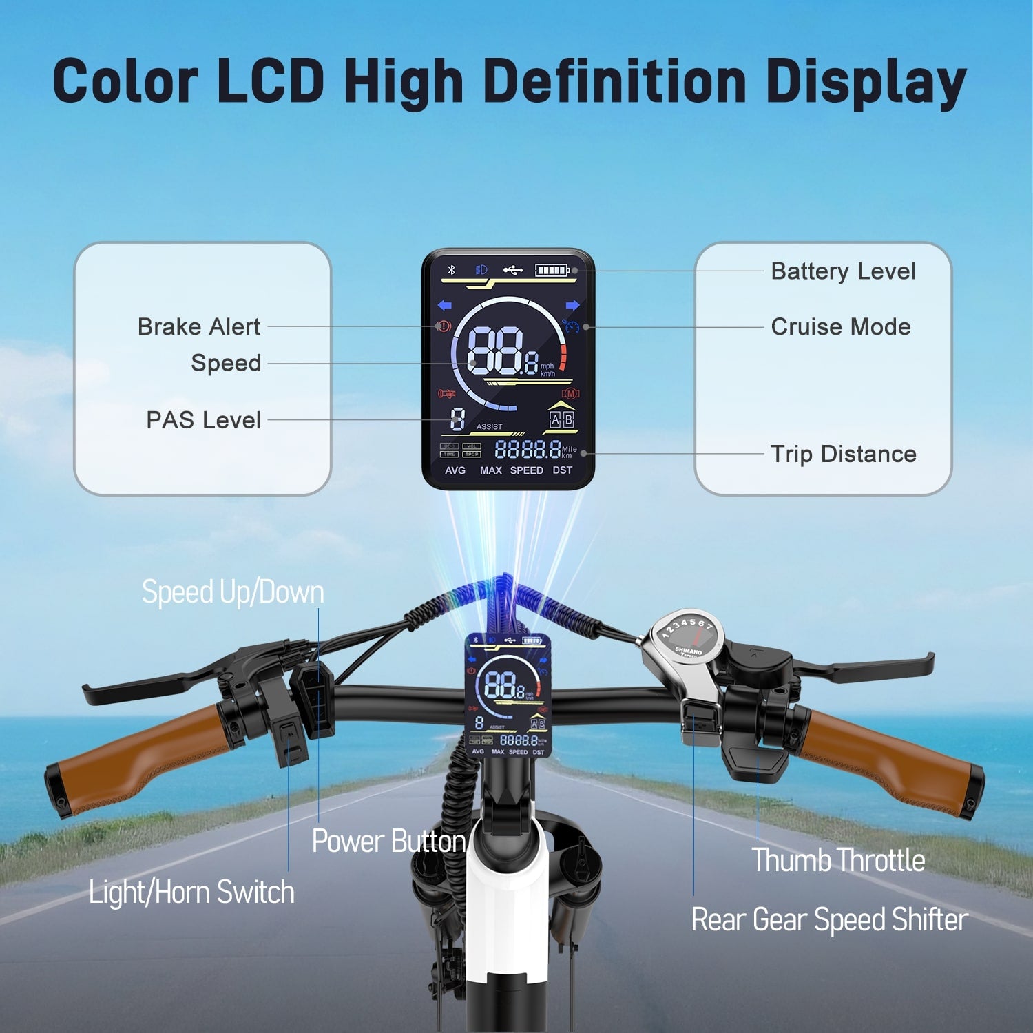 EDIKANI ED-M02 Mountain Electric Bike-11