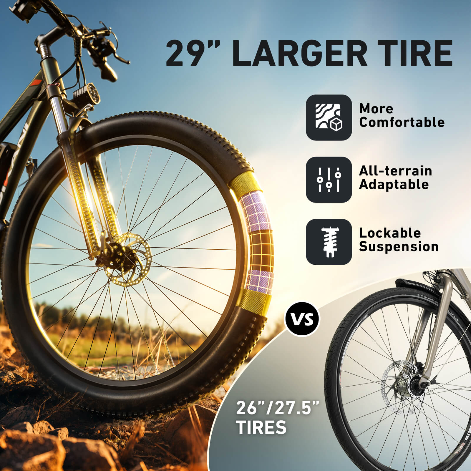 EDIKANI ED-MA01 1500W Peak Motor Mountain Electric Bike-5