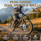 EDIKANI TOP-D80 5000W Peak Dual Motor Fat Tire Electric Bikes