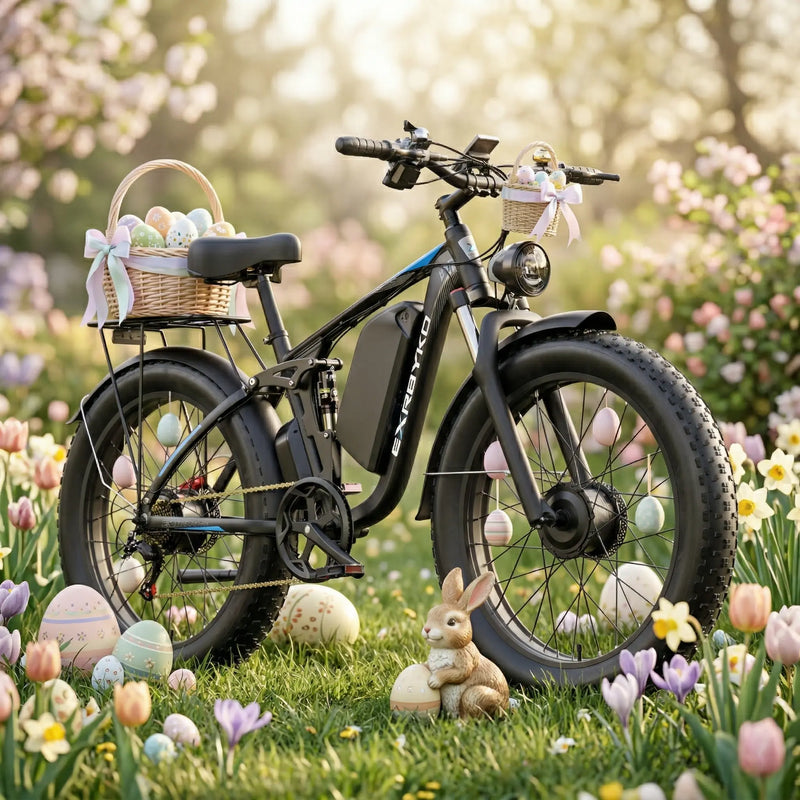 EXRBYKO EX-R05 3000W Peak Dual Motor Fat Tire Electric Bike