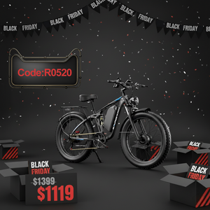 EXRBYKO EX-R05 3000W Peak Dual Motor Fat Tire Electric Bike