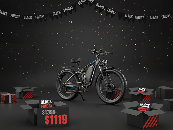 EXRBYKO EX-R05 3000W Peak Dual Motor Fat Tire Electric Bike