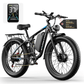 EXRBYKO EX-R05 3000W Peak Dual Motor 26" Full Suspension Fat Tire Electric Bike-1