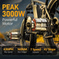 EDIKANI 26" Full Suspension 3000W Peak Dual Motor Fat Tire Electric Bike