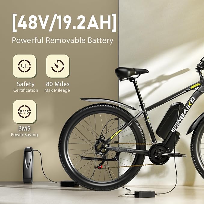 GENBAIKO GE08 1500W Peak Electric Mountain Bike-6
