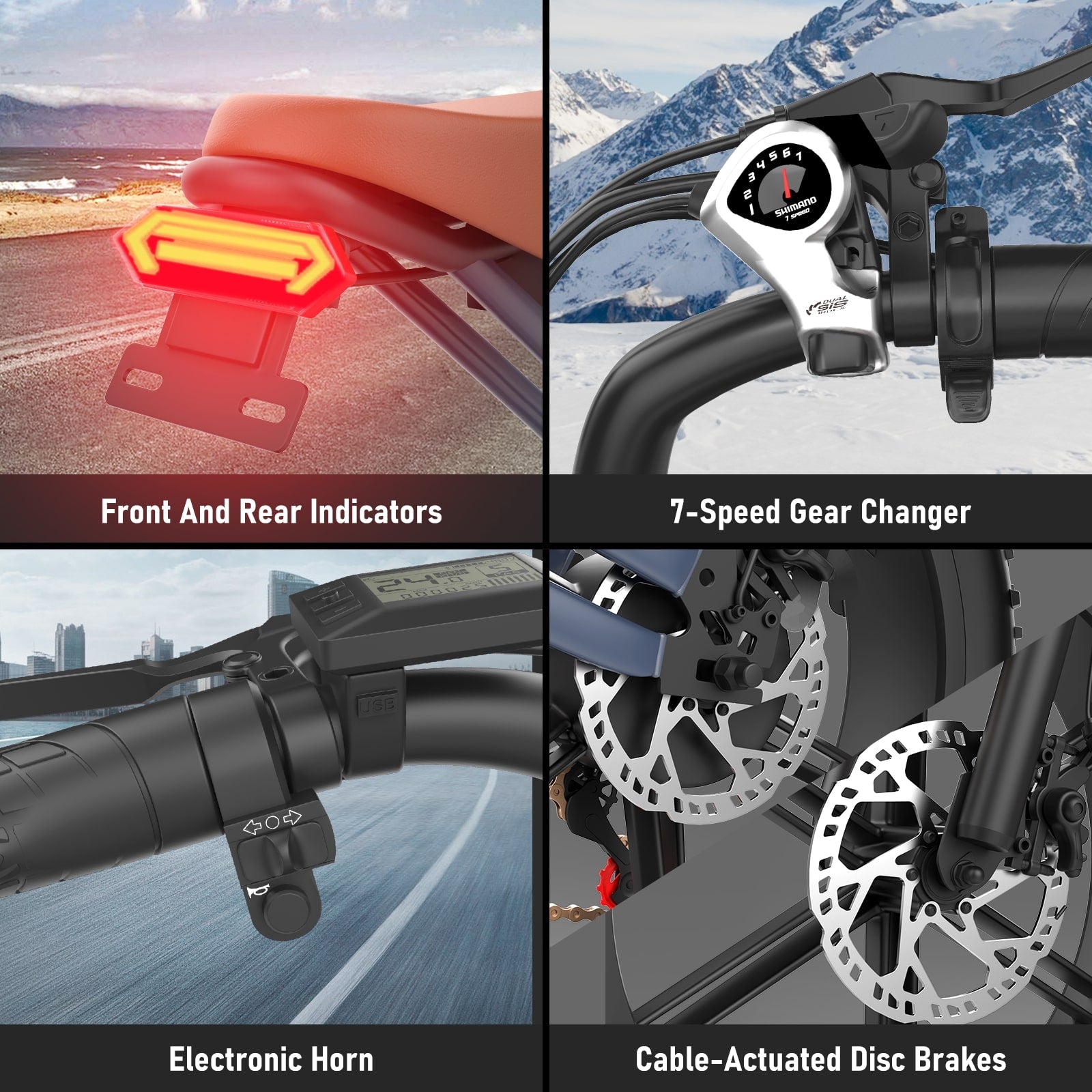 JANSNO X50 Fat Tire Electric Bike-11