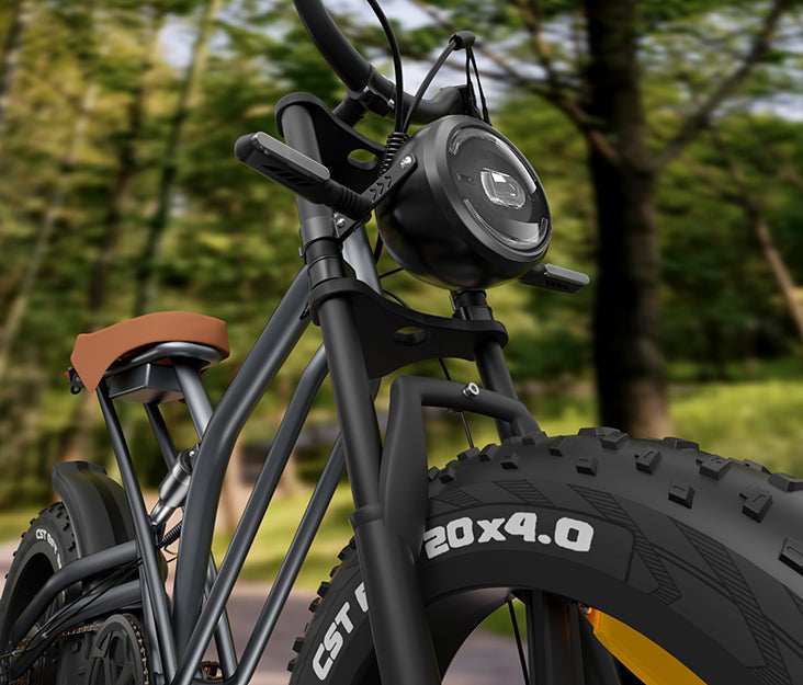 JANSNO X50 Fat Tire Electric Bike for Adults,NFC Display
