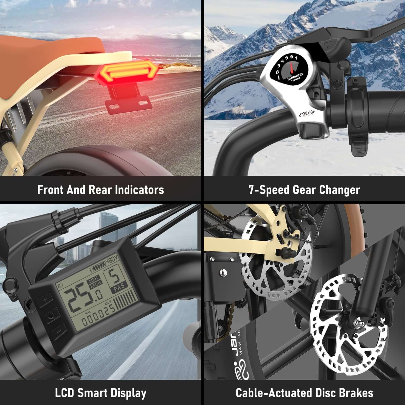Jansno X70 Electric Bike-12