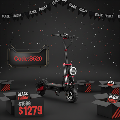 S5 Pro 6000W Motor Powerful Mountain E-Scooter